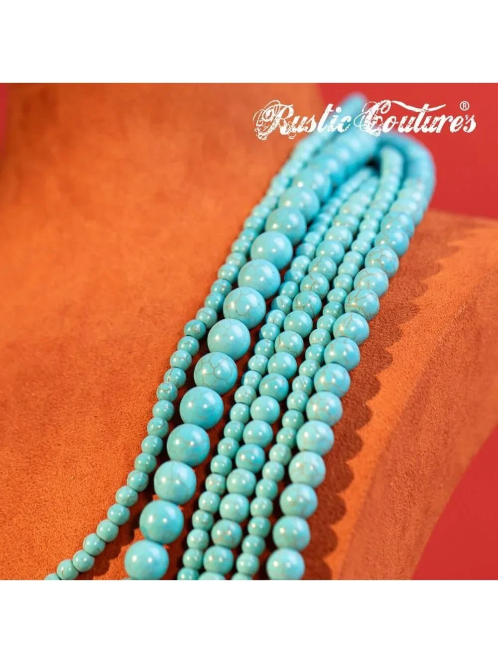 Women's Blue Sliver Uture's Western Cowgirl Vintage Western Necklace Earrings